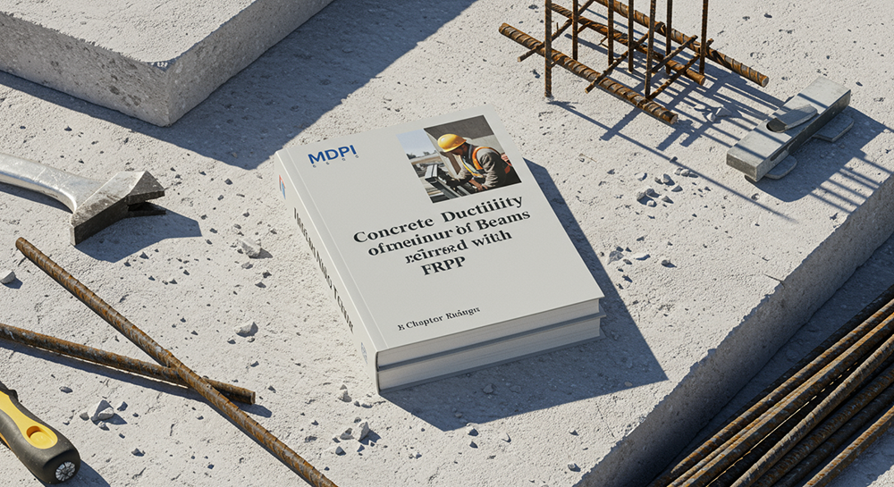 Illustrations of concrete ductility in beams reinforced with FRP rebars, showing structural behavior and performance